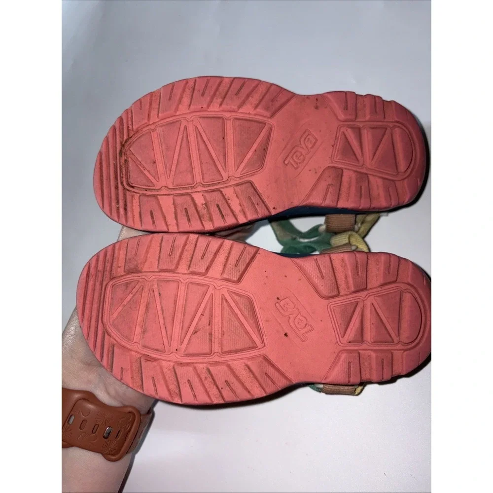 Kids Size 3 Colorblock Teva Original Universal 90s Multi Sandals Quick Dry